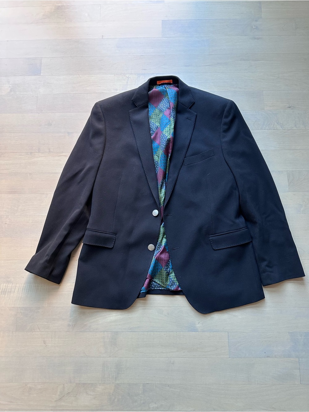Men’s black sport coat